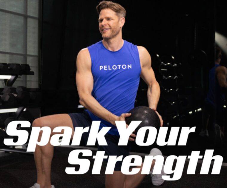 Andy Speer has beginner "Spark Your Strength" program in Peloton Strength+ app