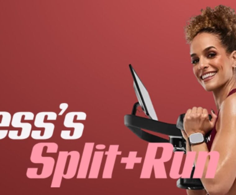 Jess Sims' 4-Day Split + Run program on Peloton.