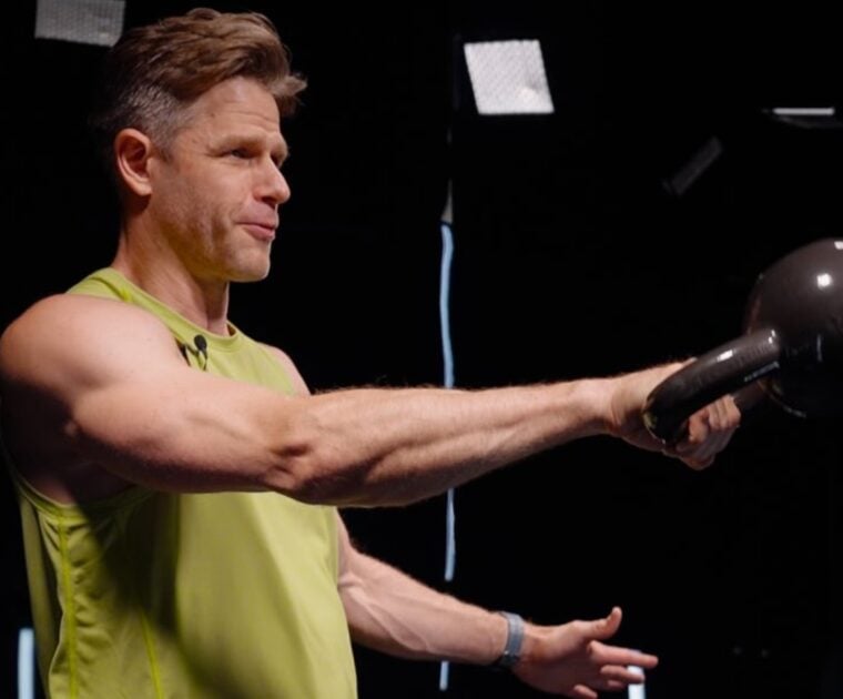 Peloton Instagram post announcing Discover Kettlebells program coming soon.