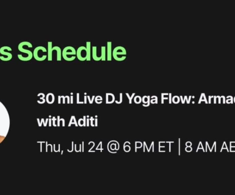 Peloton x Armada Music Live DJ class with Autograf & Aditi Shah.