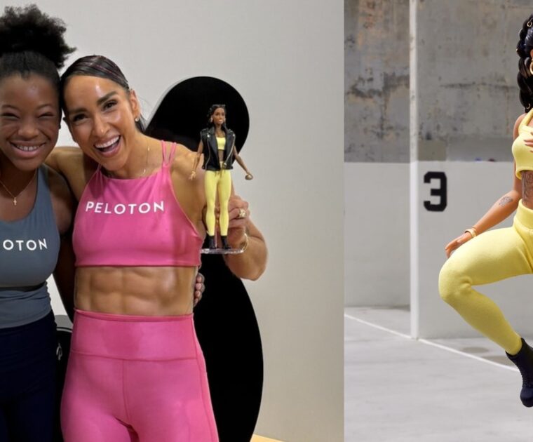 New Robin Arzon Barbie. Image credit Breakthrough T1D and Mattel and Peloton.