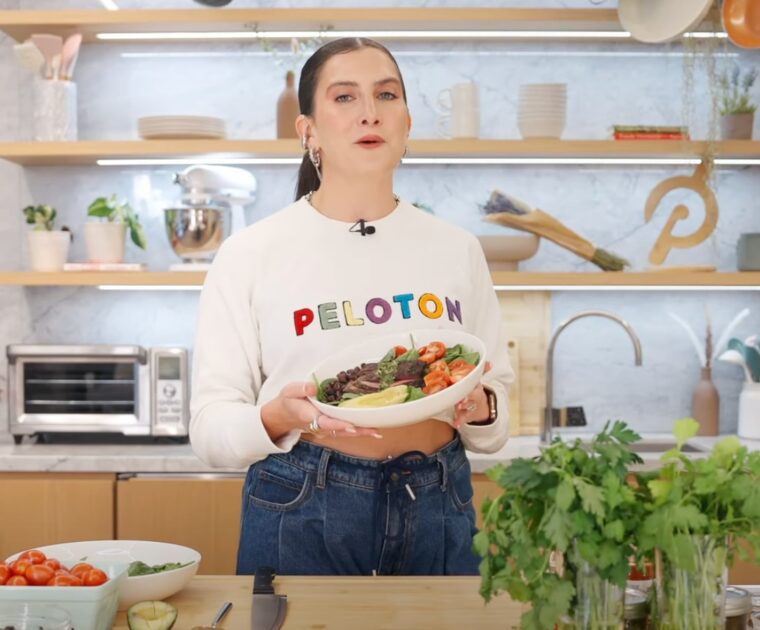 Camila Ramon in a "Peloton Kitchen" video.