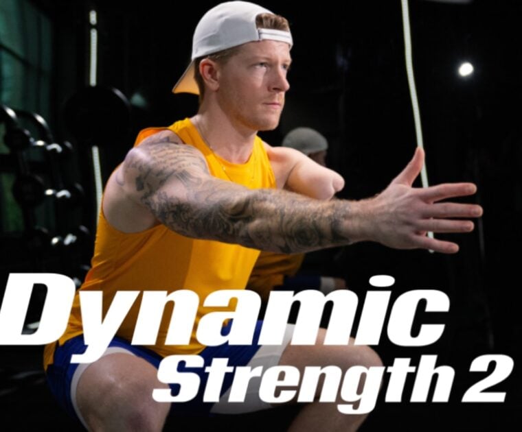 Logan Aldridge's "Dynamic Strength" 2 program on Peloton Strength+ app.