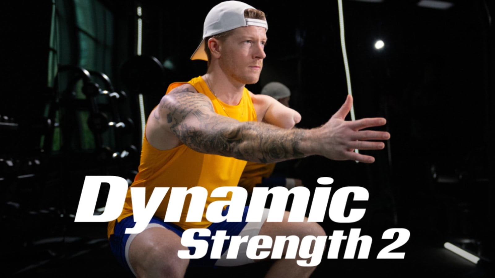 Logan Aldridge's "Dynamic Strength" 2 program on Peloton Strength+ app.