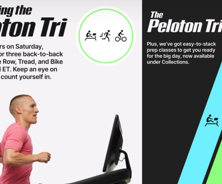 The Peloton Tri triathlon event with Matt Wilpers