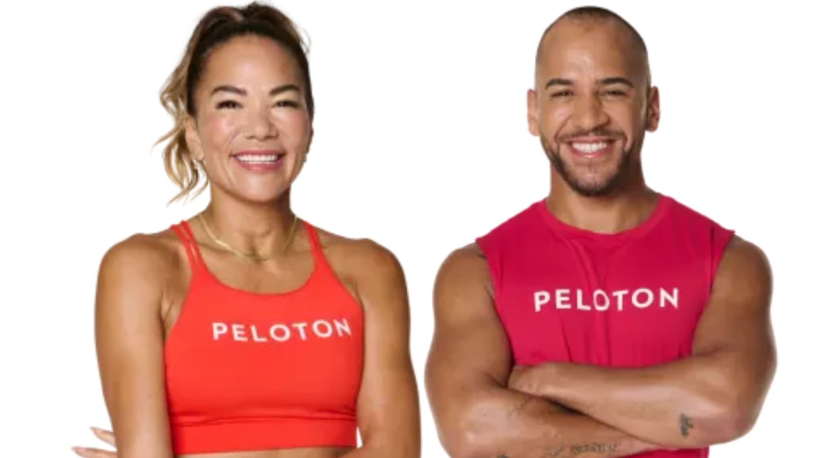 Peloton instructors Susie Chan & Jeffrey McEachern.