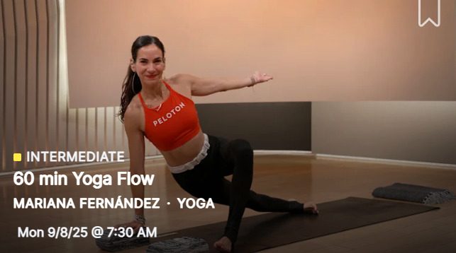 Mariana's 60 minute Yoga Flow from September 8, 2025