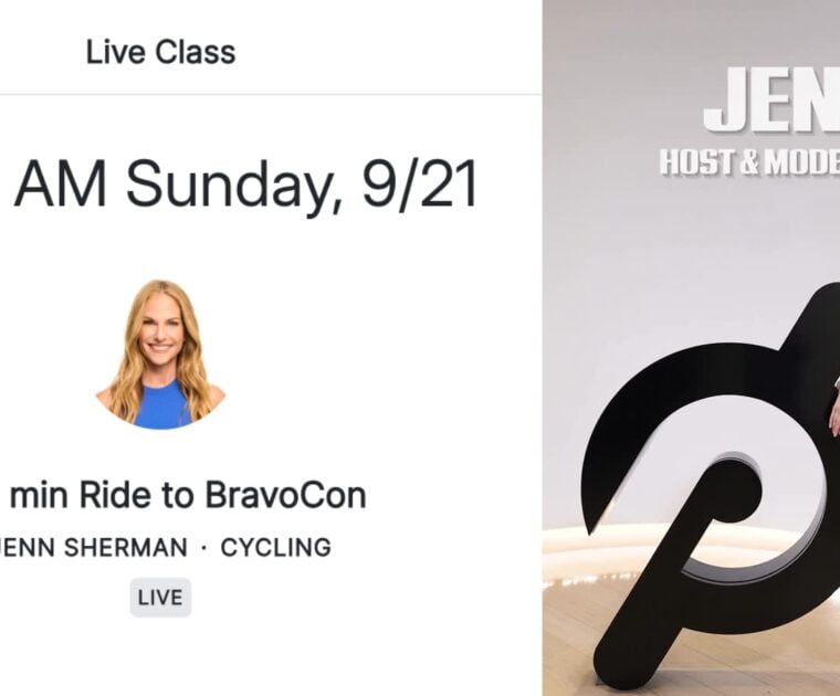 Peloton Bravo Class with Jenn Sherman.