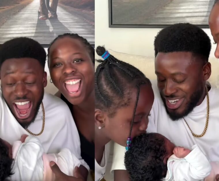 Cliff Dwenger's Instagram post announcing birth of second child.