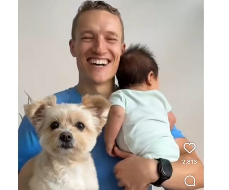 Matt wilpers announcing birth of his child