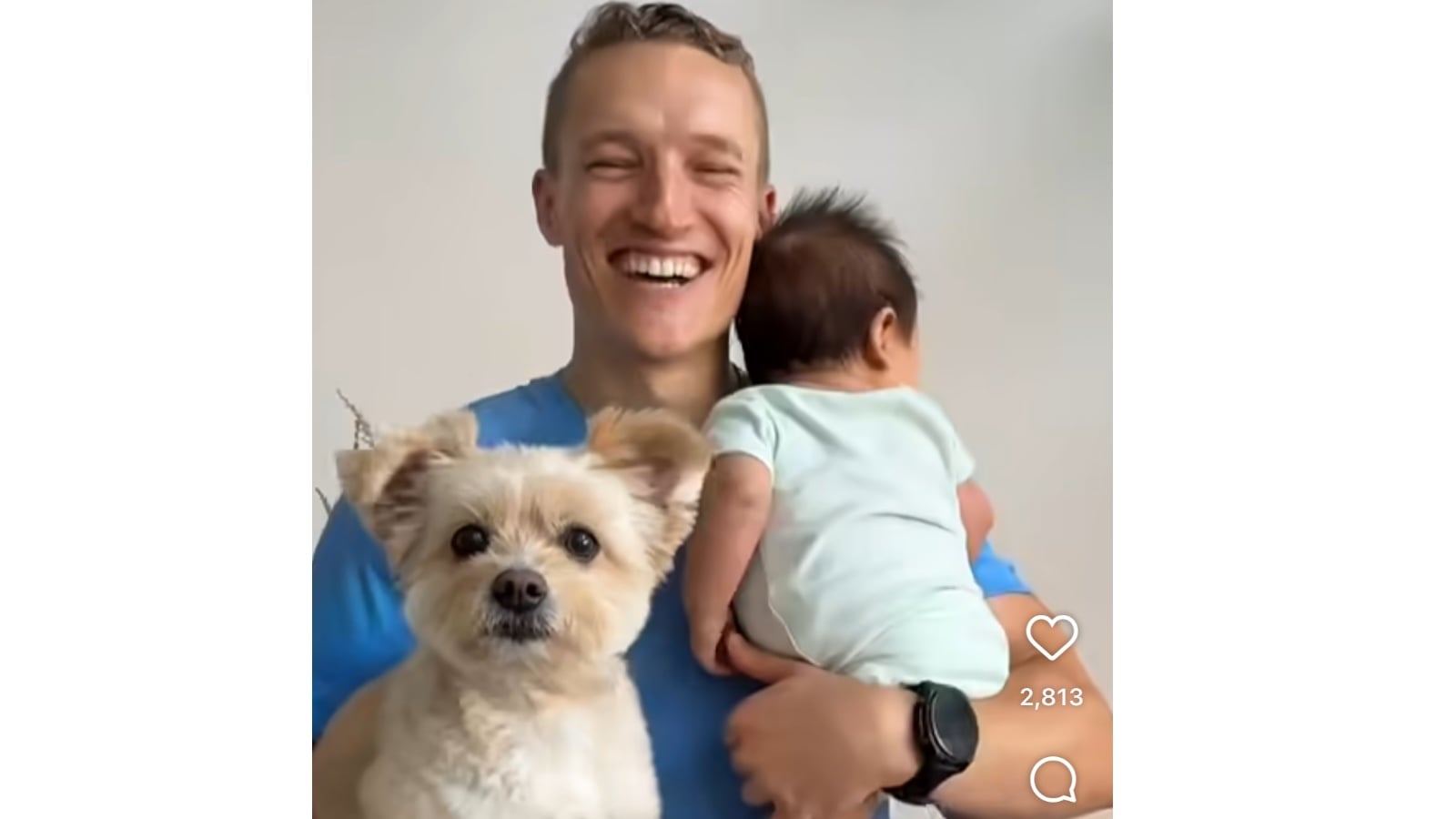 Matt wilpers announcing birth of his child