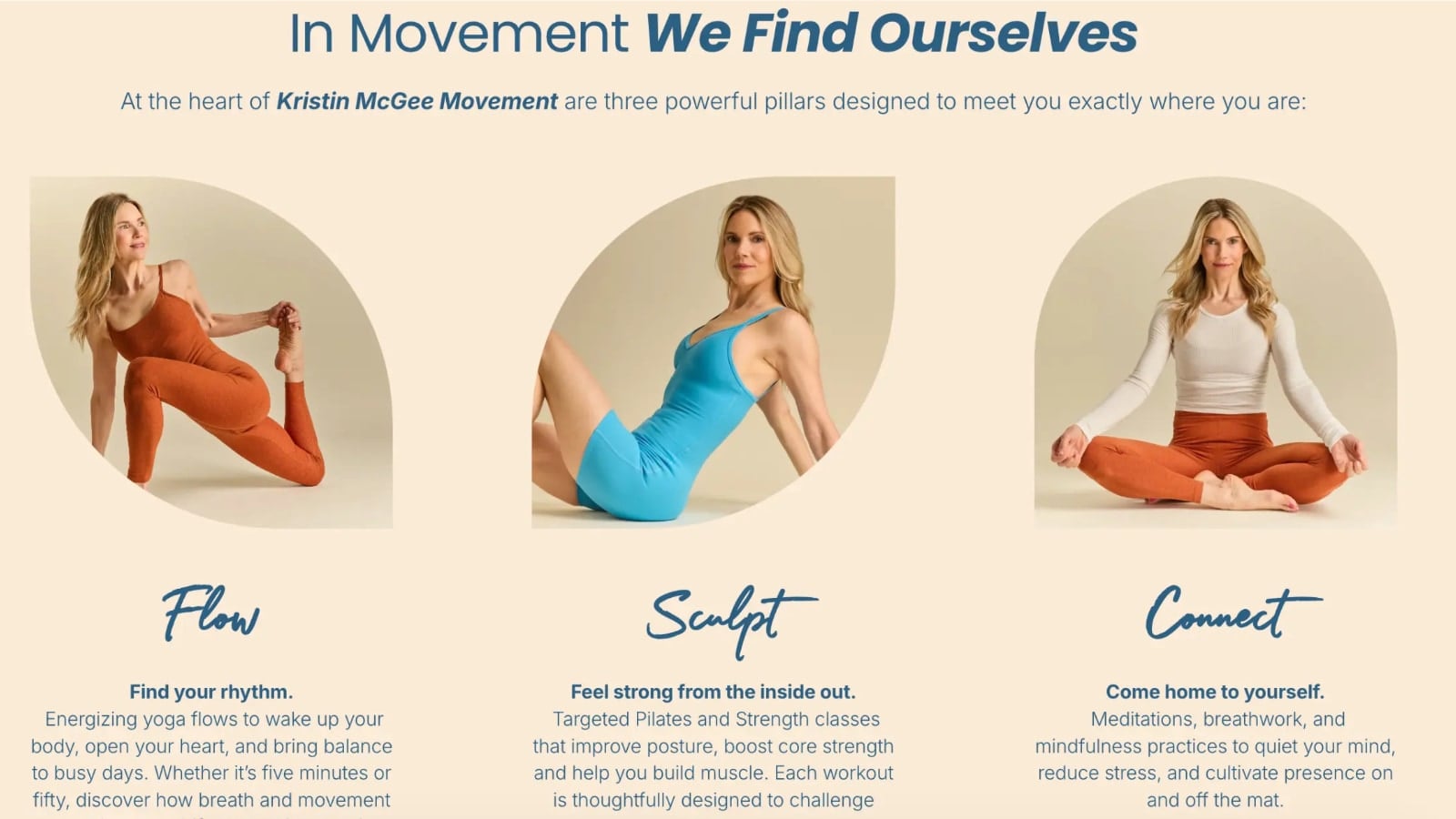 Kristin McGee Movement website
