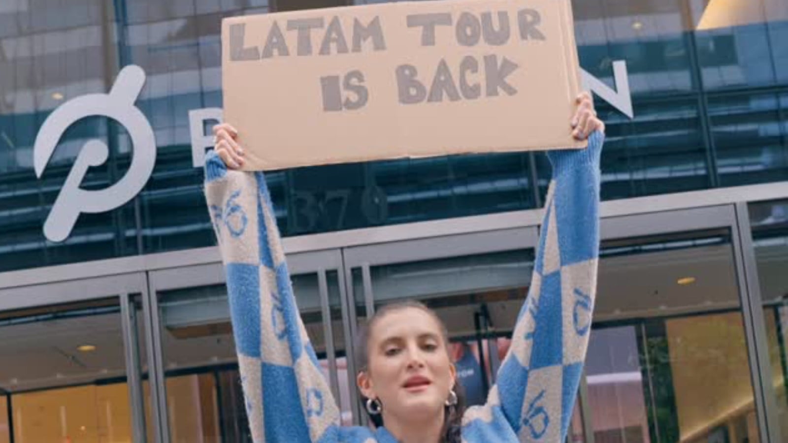 @PelotonStudios Instagram post announcing new LATAM Tour rides in English.