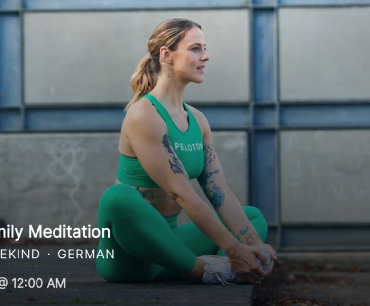 Mayla Wedekind meditation class as part of the new Fit Family classes.