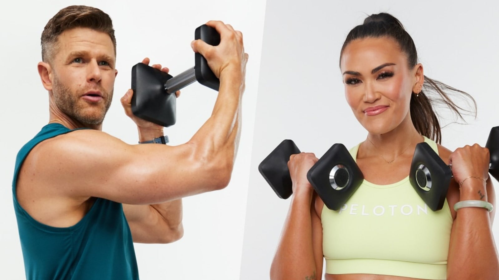 Andy and Katie will teach a live two-for-one HIIT Tread Bootcamp this week. Image credit Peloton social media.