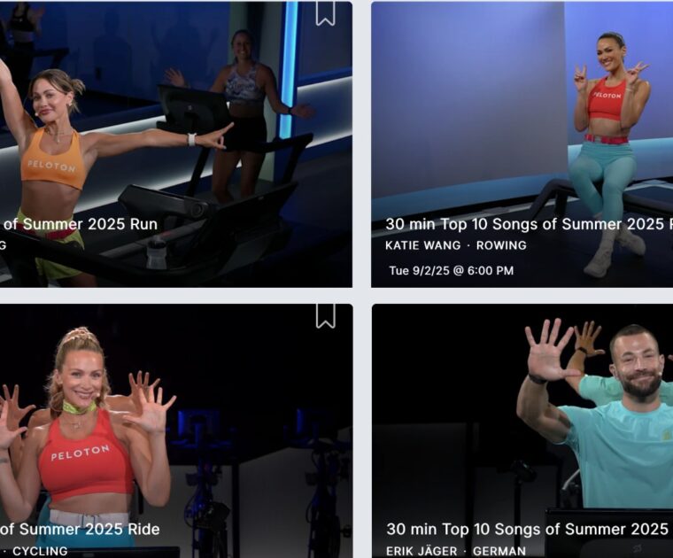 Peloton's Top 10 Songs of Summer 2025 Classes