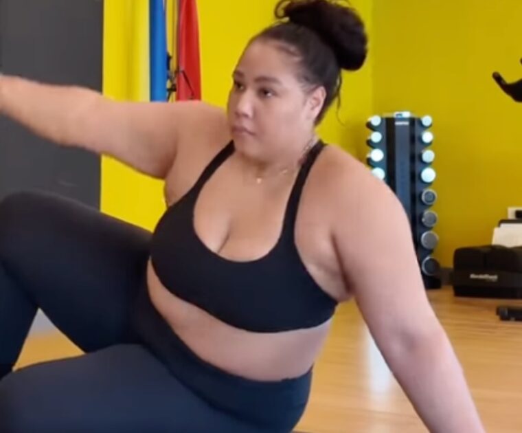 Ash Pryor's Instagram post regarding Pilates.