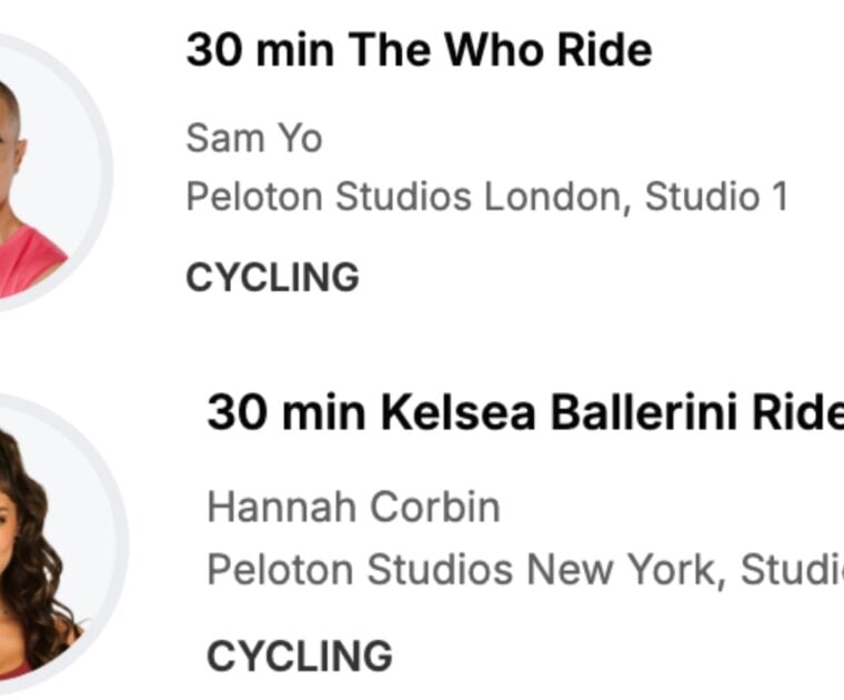 Peloton’s November 2025 artist series classes with The Who and Kelsea Ballerini
