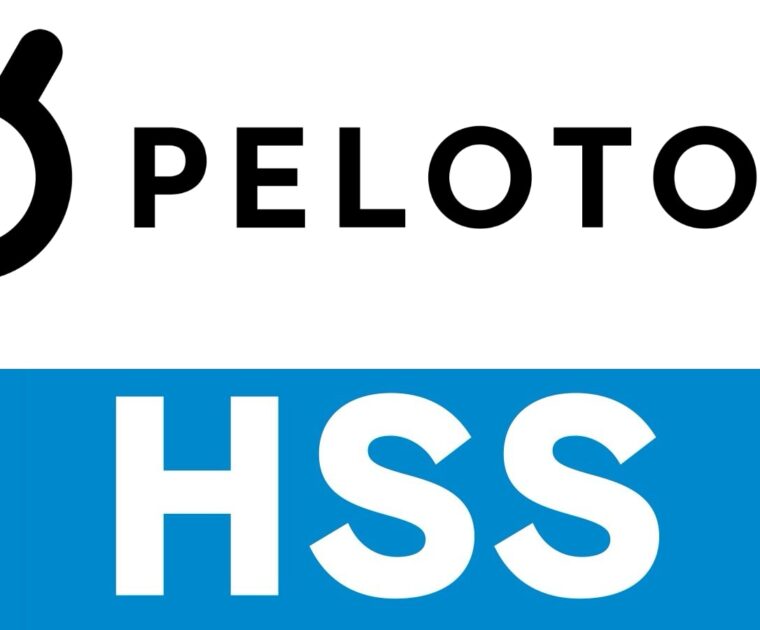 Peloton & Hospital for Special Surgery (HSS) logos.