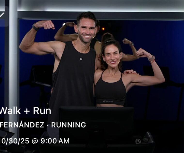 Mariana's 45 minute Walk + Run with Carl Radke featuring pace targets from October 30, 2025