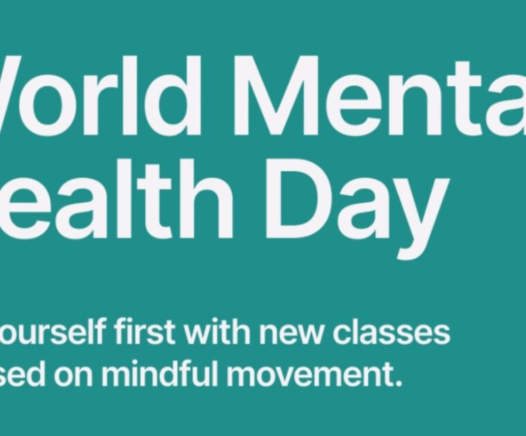 2025 World Mental Health Day classes. Image credit Peloton social media.
