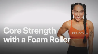 Peloton's Core Strength with a Foam Roller class collection