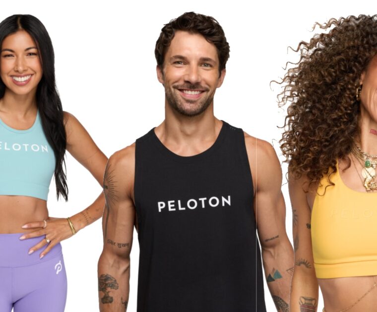 New Peloton instructors Zacharias Niedzwiecki, Greta Dopp, and Johanna Ricouz.