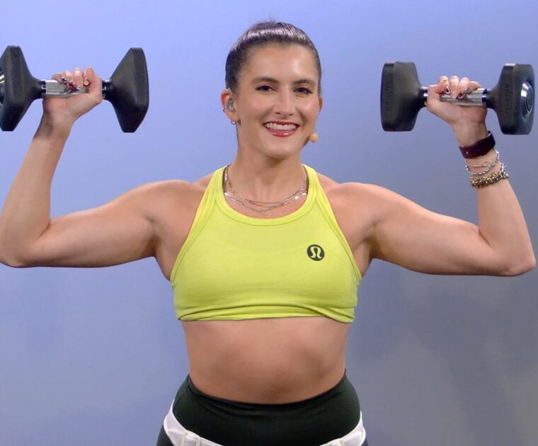 Unofficial Camila Ramon split strength program on Peloton.