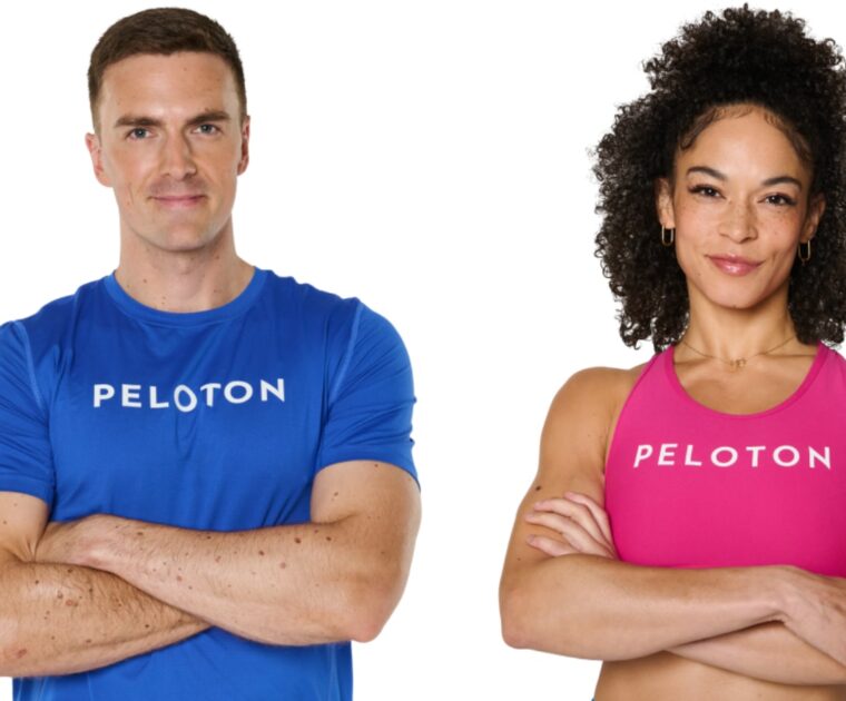 Peloton instructors Ben Alldis & Hannah Frankson.