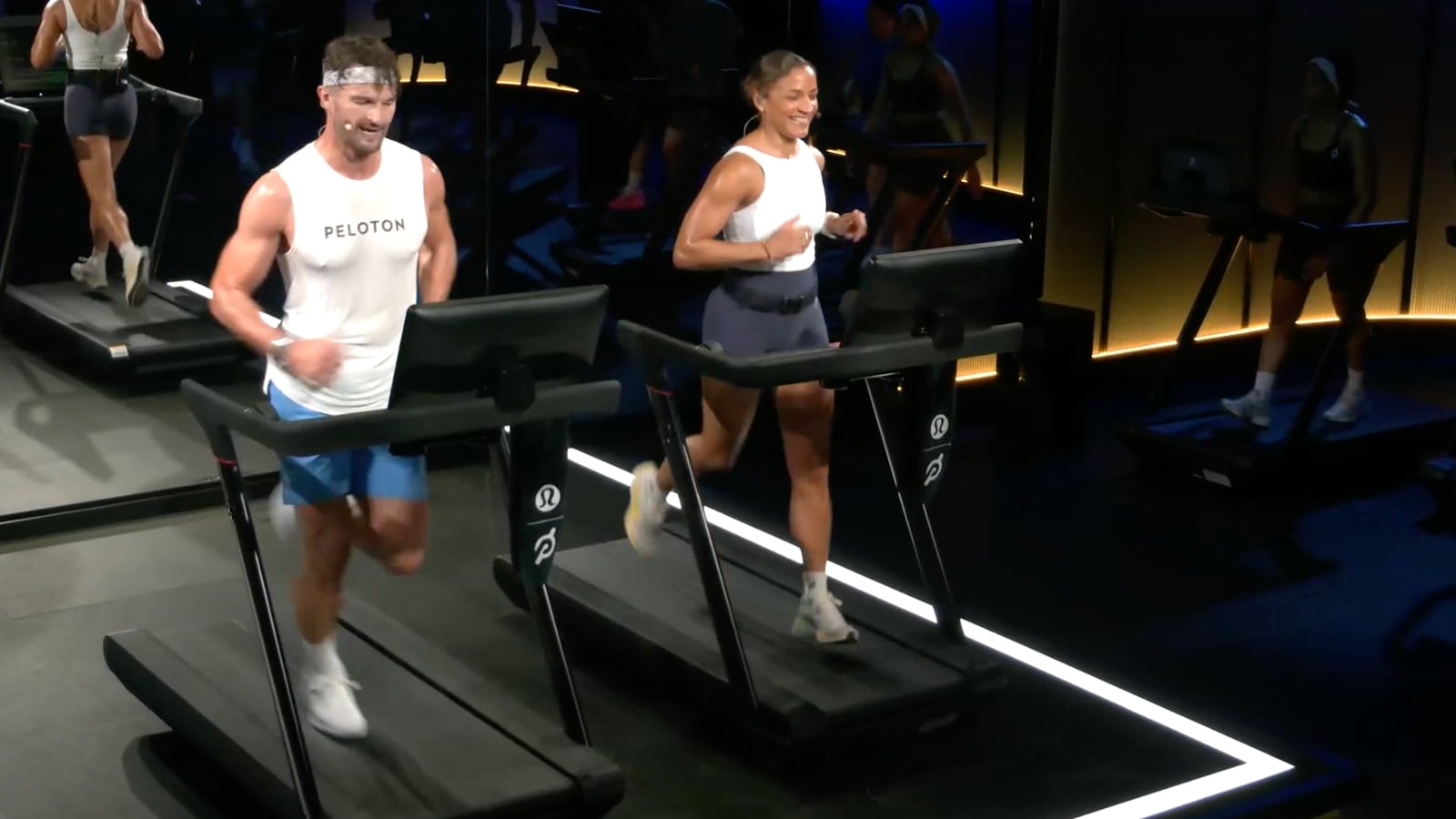 Peloton's "Move as One: 5K" class from London.