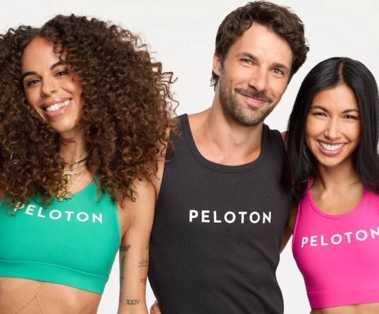 New Peloton instructors Zacharias Niedzwiecki, Greta Dopp, and Johanna Ricouz.