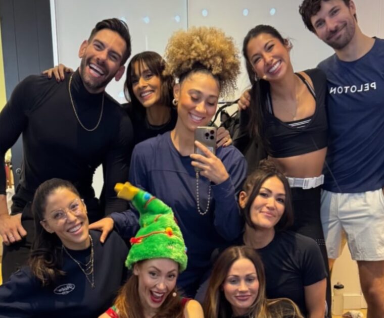 Ally Love at Peloton Studios New York this week.