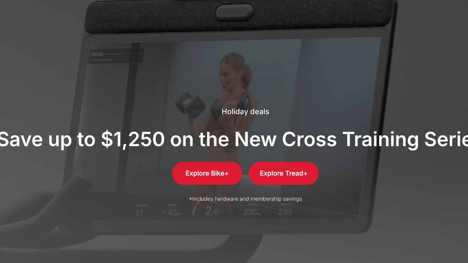 Peloton's 2025 Holiday sales.