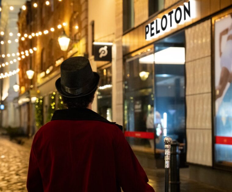 Peloton's "A Christmas Carol" class