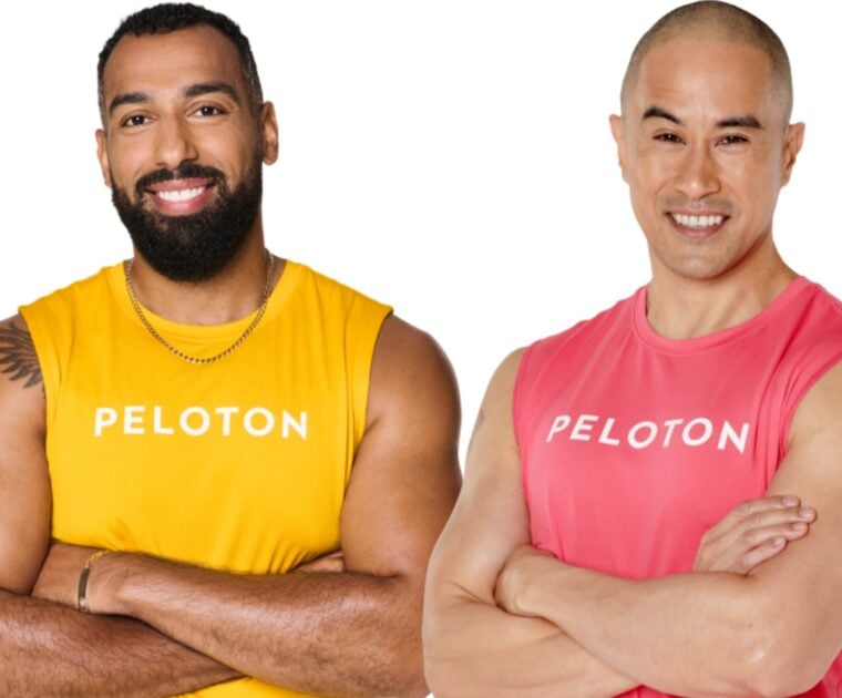 Peloton instructors Jermaine Johnson & Sam Yo.
