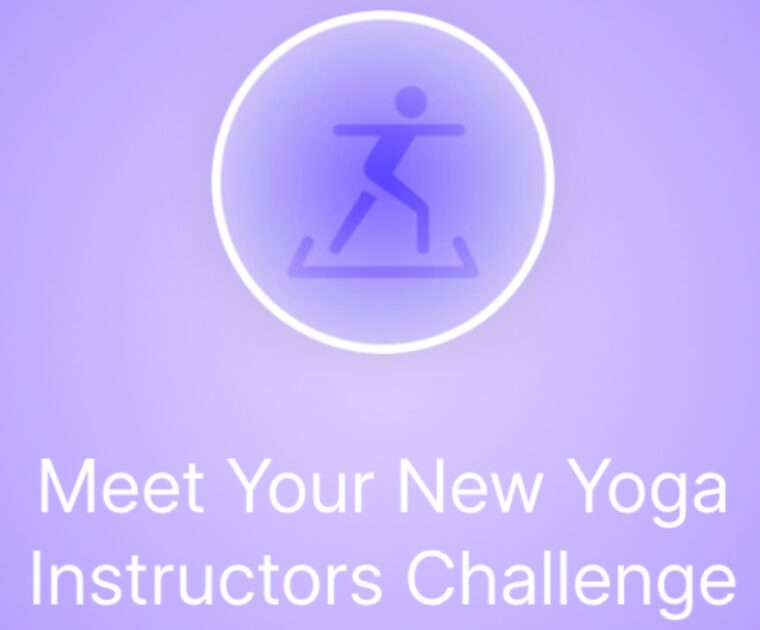 Peloton "Meet Your New Yoga Instructors" Challenge