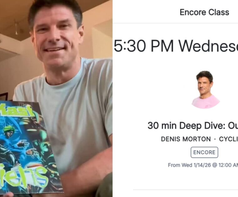 Deep Dive class series with Denis Morton on Peloton.