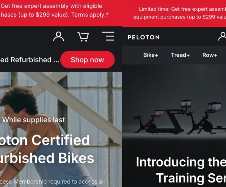 Expert Assembly Fees being added to Peloton devices.
