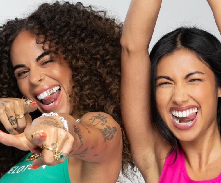 Upcoming Pilates classes with Johanna and Greta. Image credit Peloton social media.