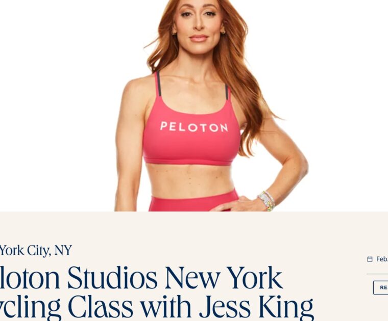 Chase Sapphire exclusive Peloton class with Jess King.