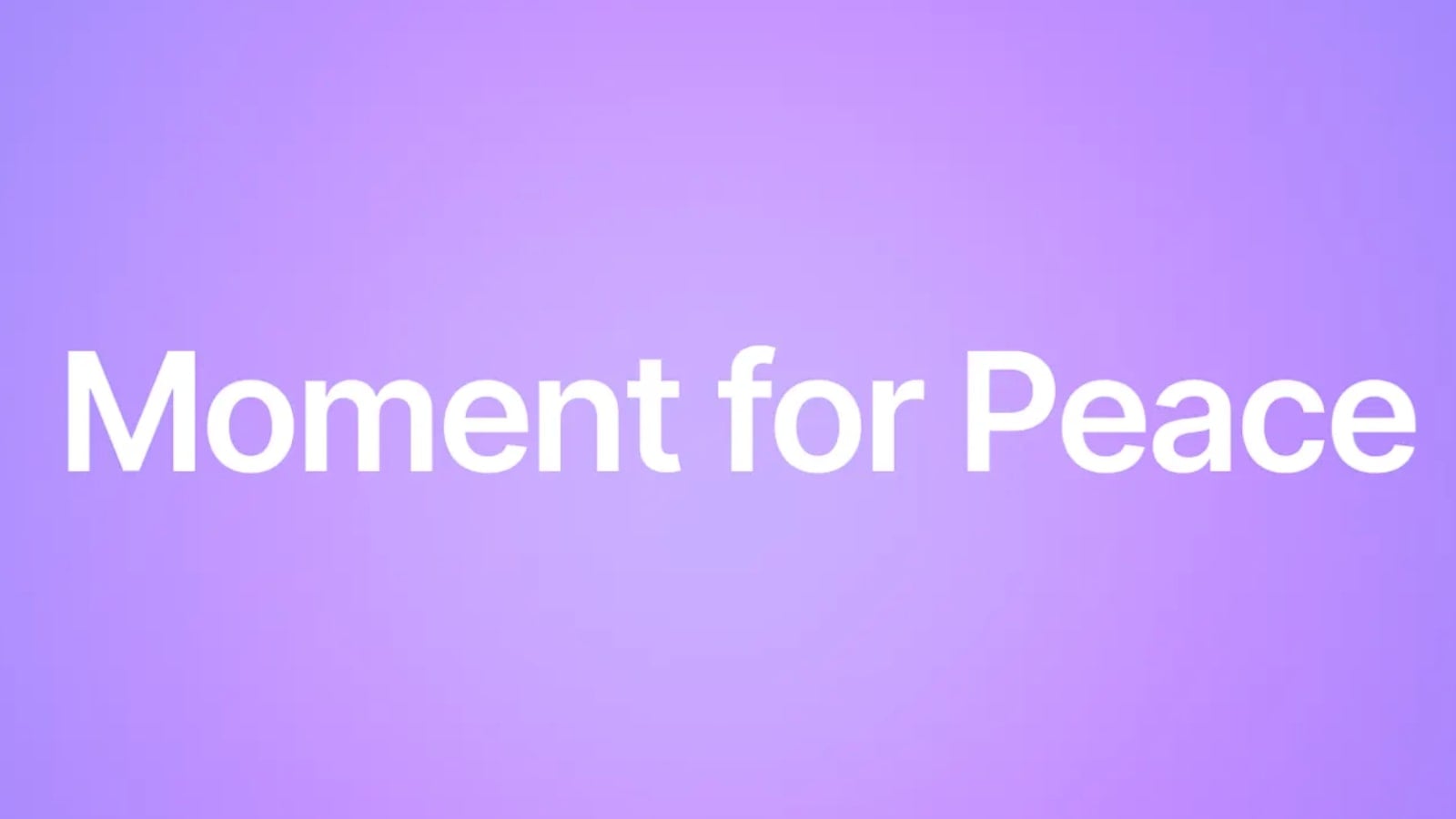 Peloton Moment for Peace Collection