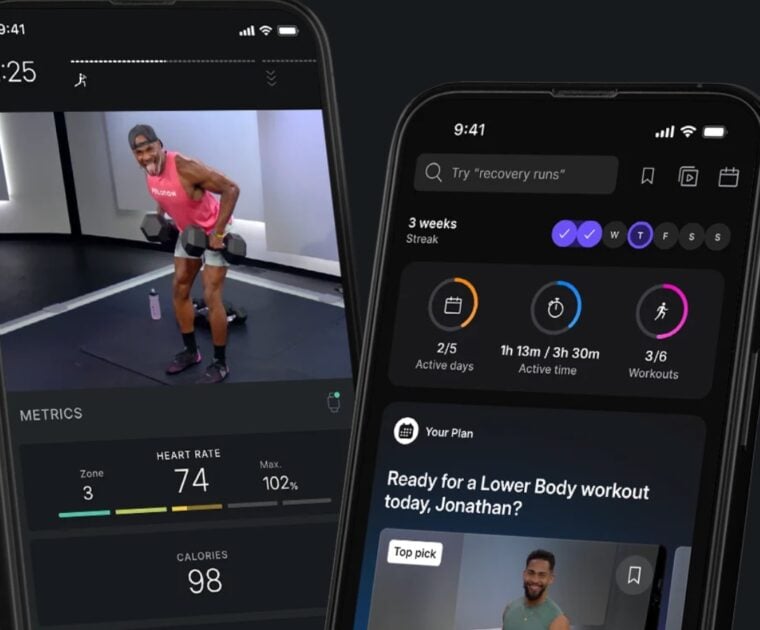 The Peloton App.