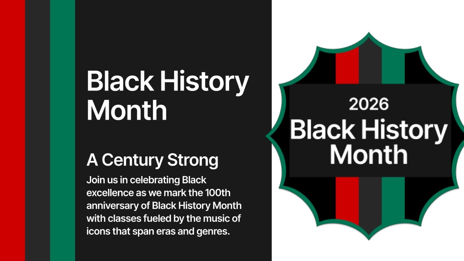 @PelotonStudios Instagram Story announcing 2026 Black History Month celebration and the badge for this year.