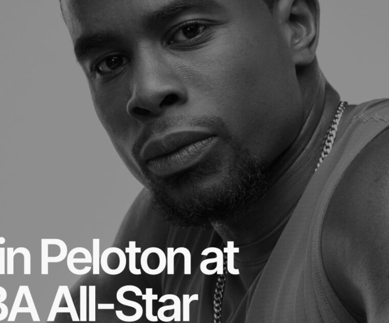 Alex Toussaint hosting a 5K run at the NBA All-Star Weekend.