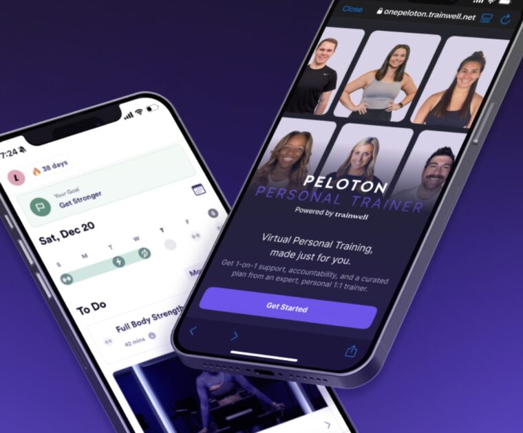 Peloton Personal Trainer feature (powered by trainwell)