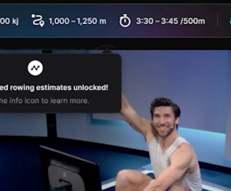 Cardio Performance Estimates Feature now on Peloton Rows.