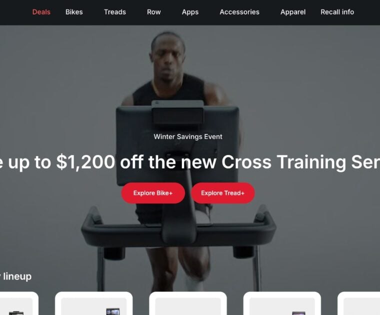 Peloton Winter Savings Event