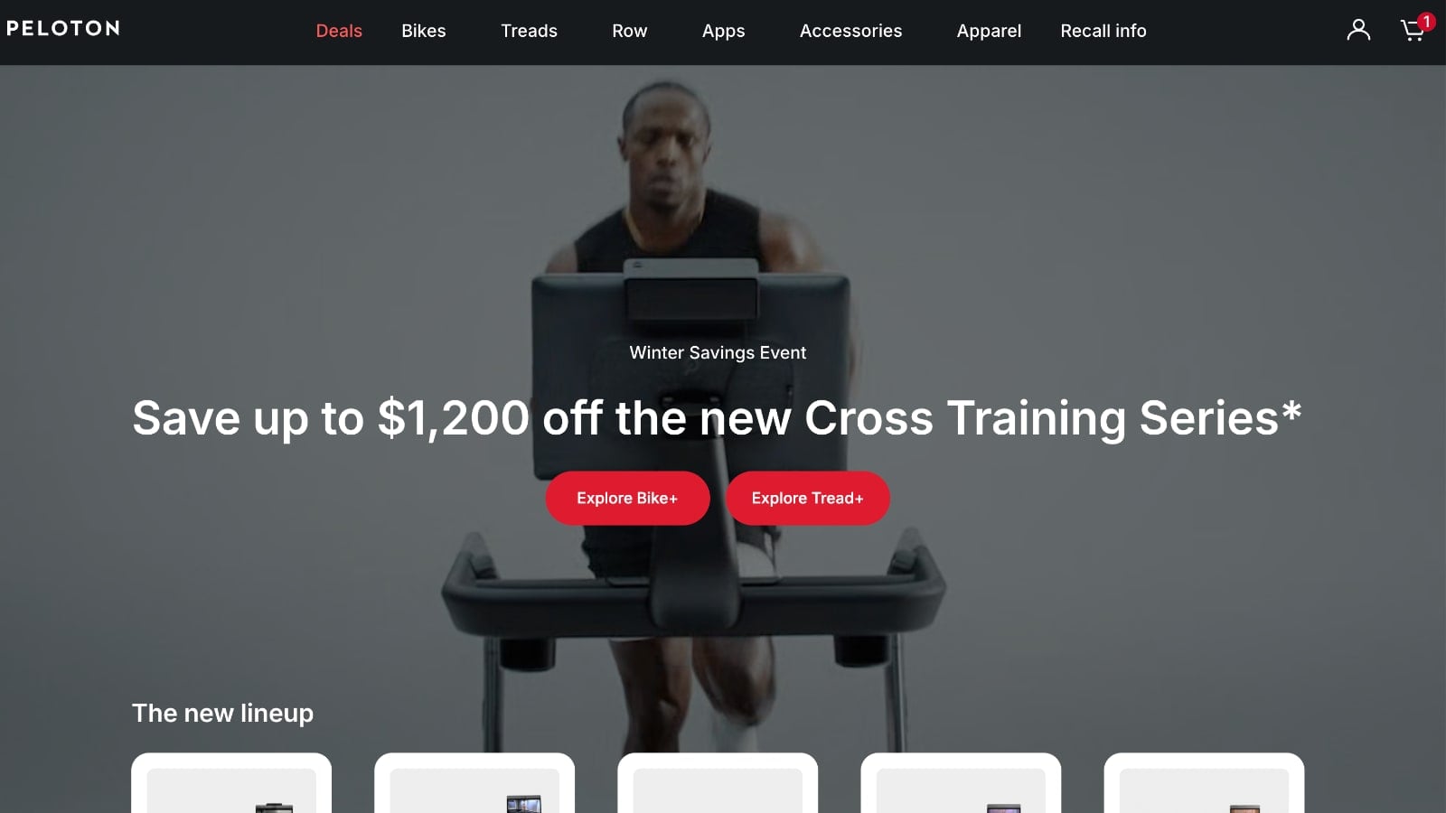 Peloton Winter Savings Event