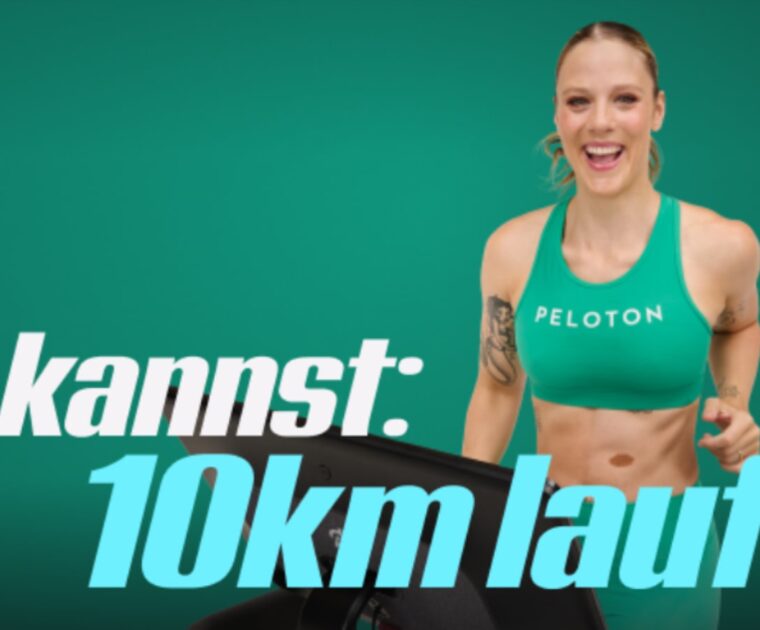 New Peloton "You Can Run 10K" program in German.