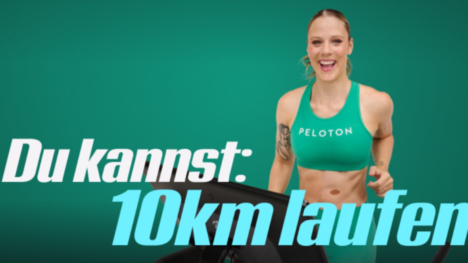 New Peloton "You Can Run 10K" program in German.